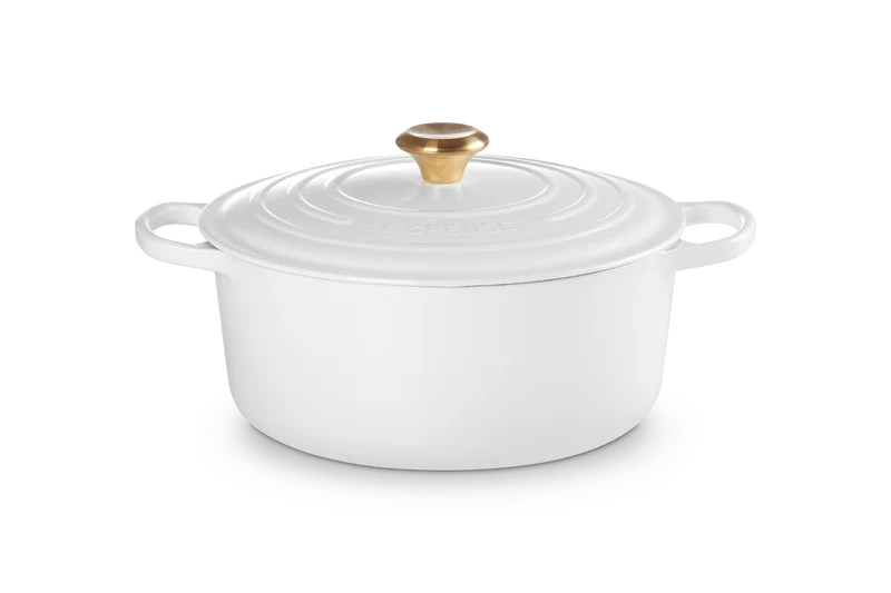 Le Creuset Kasserolle Signature 'White'