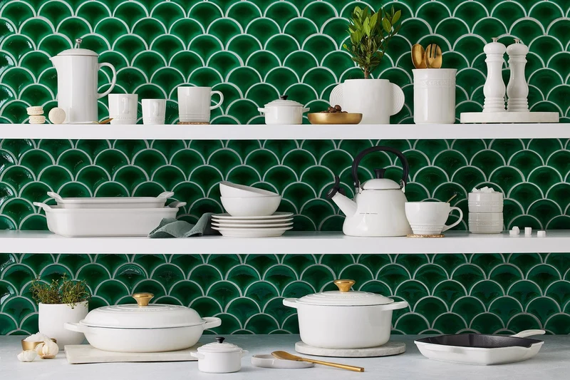 Le Creuset Kasserolle Signature 'White'