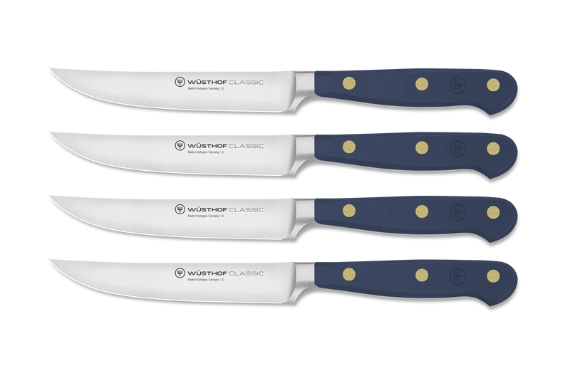 Wüsthof Steakmesser 12 cm 4-teilig „Klassische Farbe Wildheidelbeere“