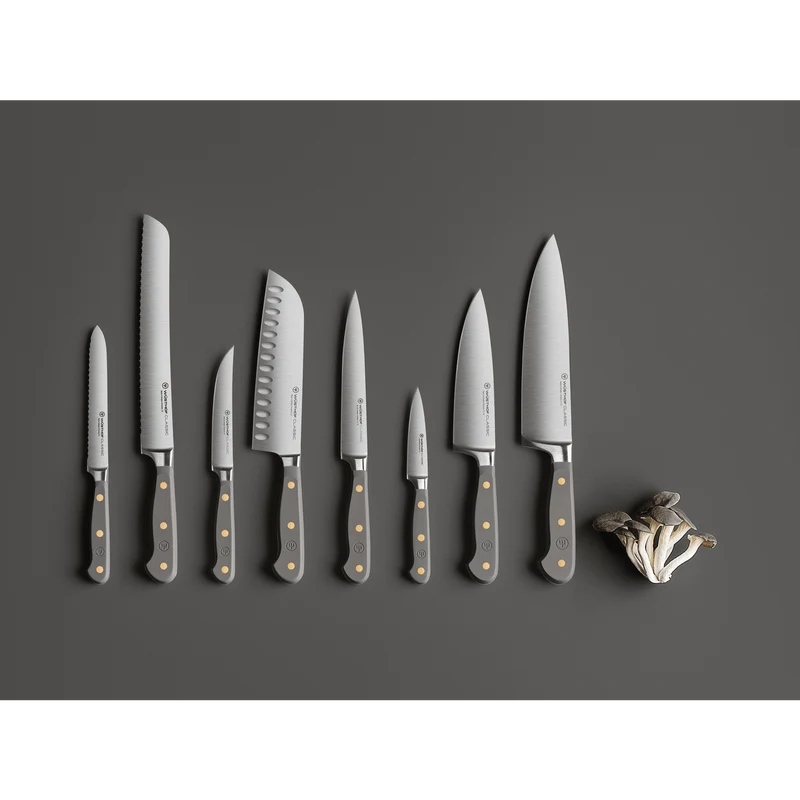 Wüsthof Steakmesser 12 cm 4-teilig „Klassische Farbe Velvet Oyster“
