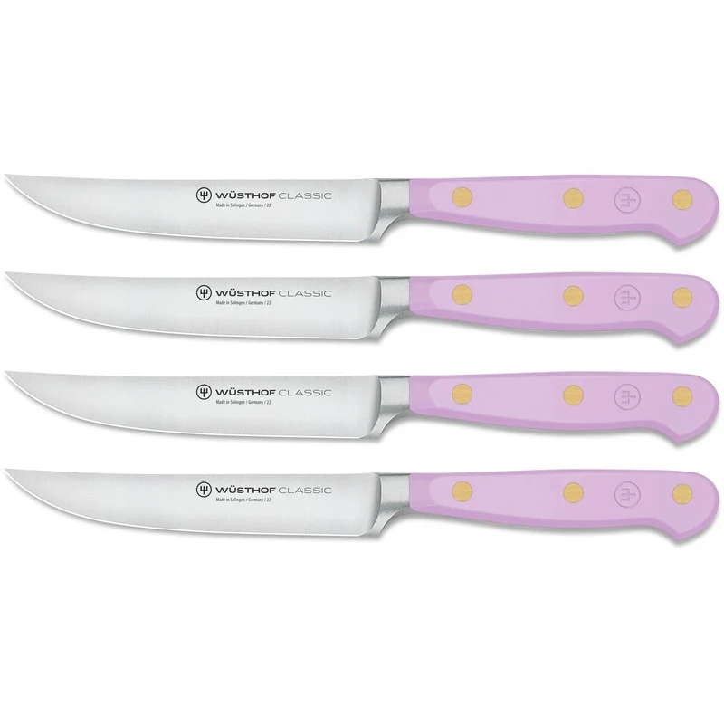 Wüsthof Steakmesser 12 cm 4-teilig 'Klassische Farbe Lila Yam'