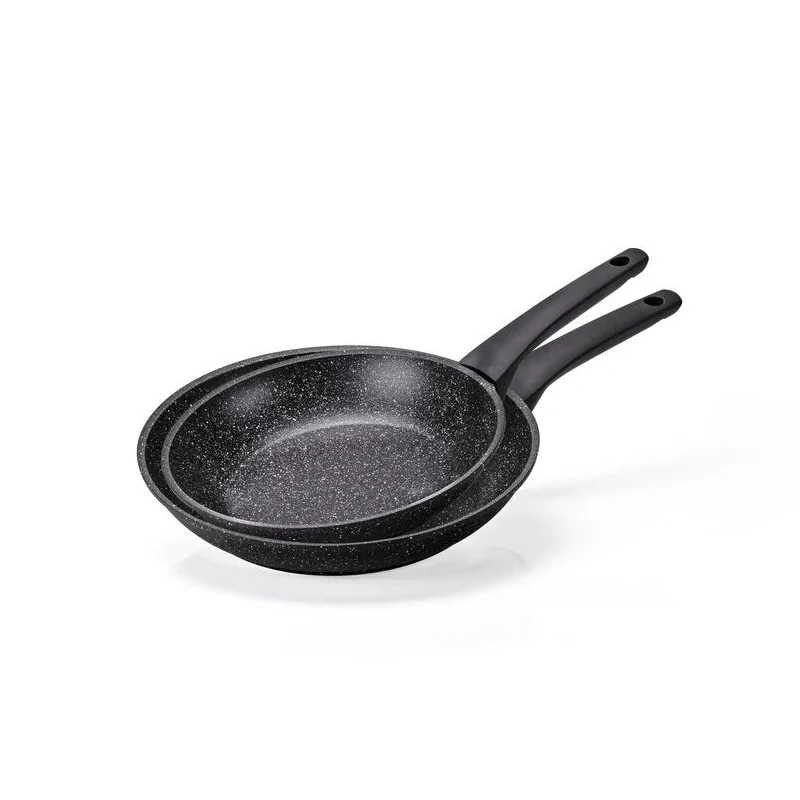 Moneta Set 2 Padelle Magnolia 20 + 26 cm Stone Black