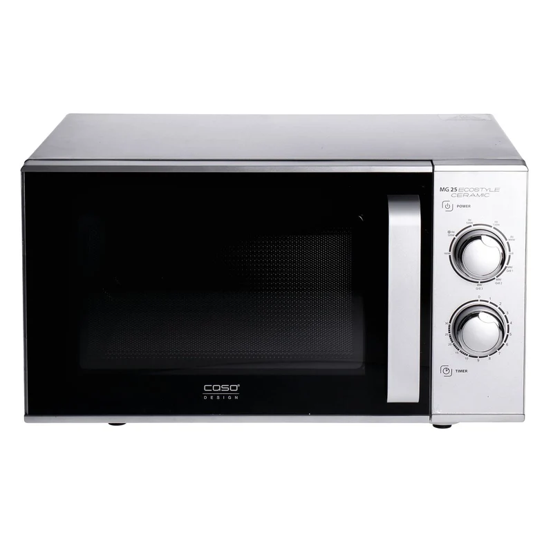Caso MG25 Ecostyle Ceramic Kombi-Mikrowelle silber