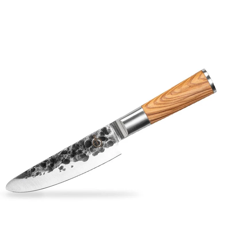 Geschmiedetes Kochmesser 20 cm Olive & Kinderkochmesser 12 cm Olive