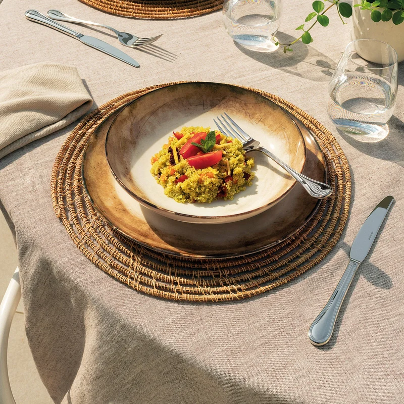 Sambonet Servizio di Posate 24 Pezzi Royal Mirror PVD in Acciaio Inox