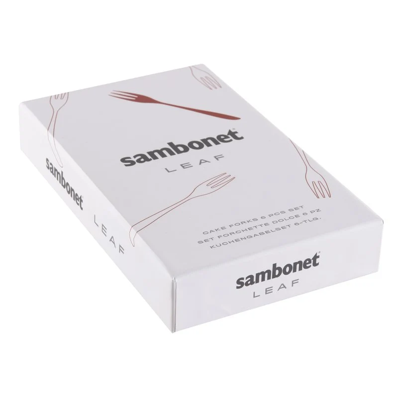 Sambonet Forchettine per dolce Leaf Set Regalo 6pz