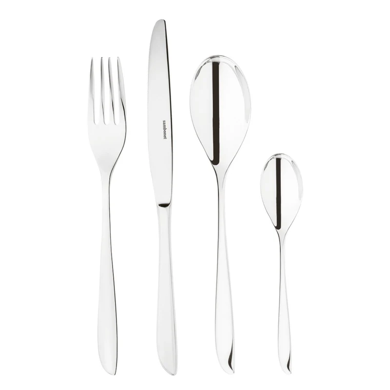 Sambonet Servizio Posate Leaf 24 pezzi in acciaio inox