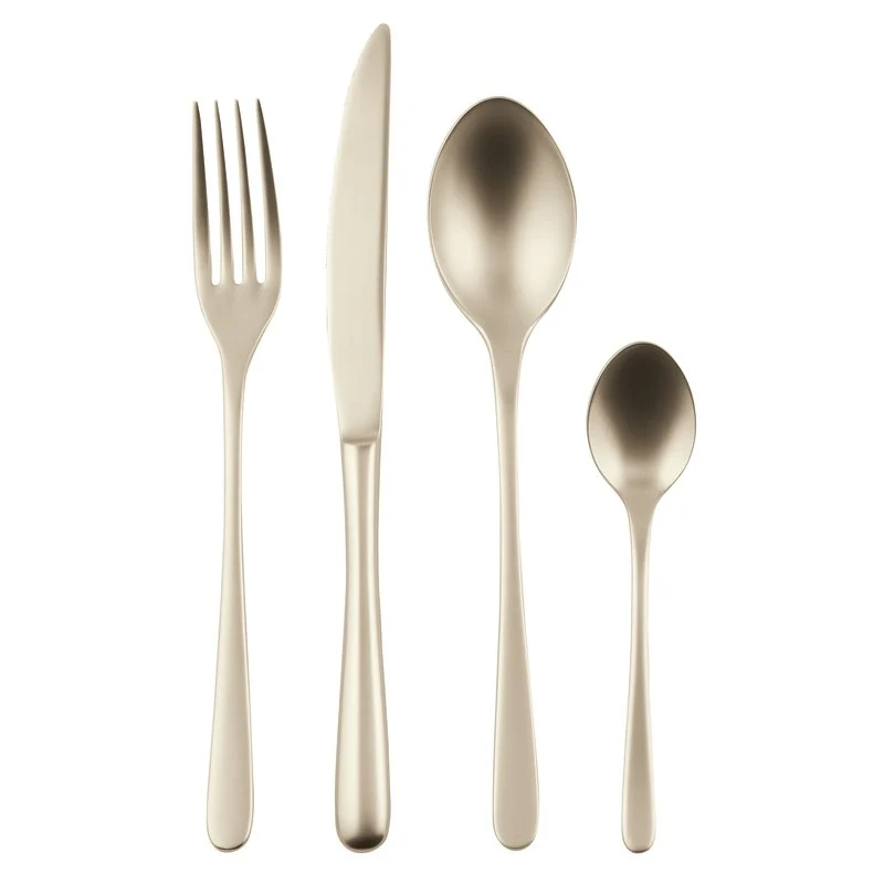 Sambonet Servizio di Posate 24 pz Antigraffio Taste PVD Antique Champagne