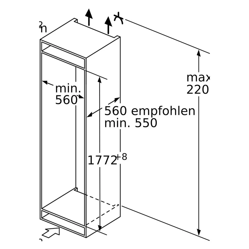 Siemens EB-Kühl/Gefrierkombi IQ500 KI87SADE0