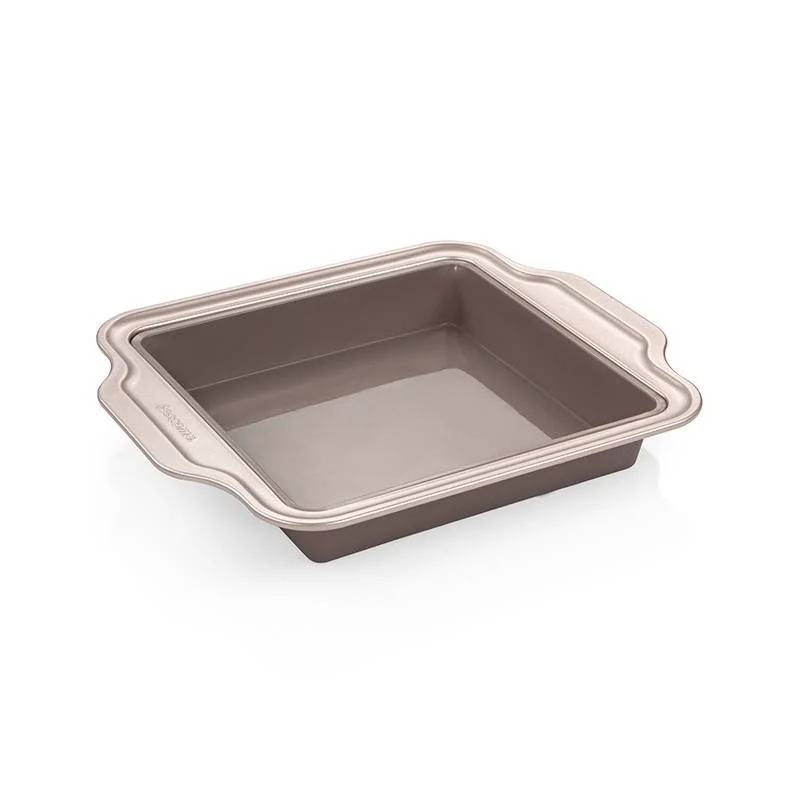 Tescoma Delicia Tortiera Quadrata in Silicone con Bordo in Metallo 20x20 cm