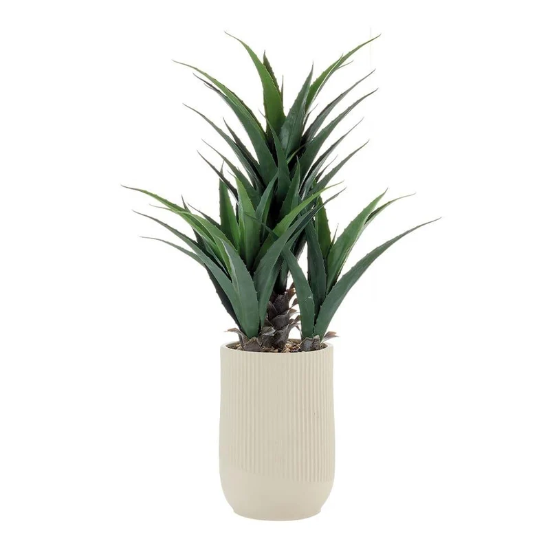 L'Oca Nera Pianta Artificiale Agave con Vaso H107 cm