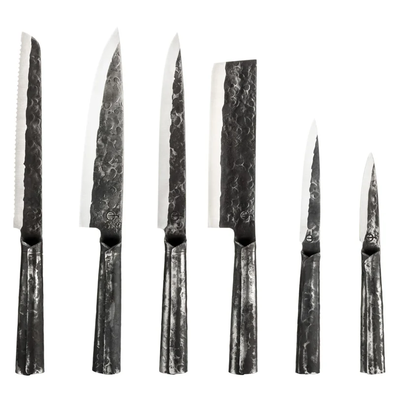 Geschmiedetes 6-teiliges Brute-Messerset