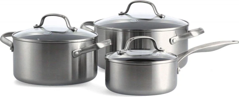 Greenpan 3-teiliges Kochgeschirr-Set 'Genf'