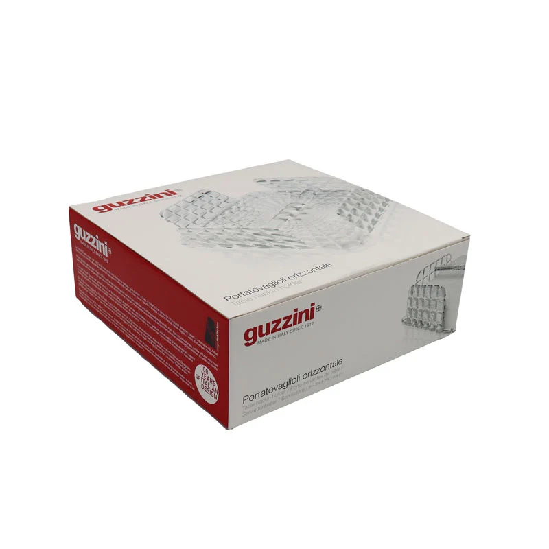 Guzzini Portatovaglioli Tiffany Trasparente In Resina 20x20 cm