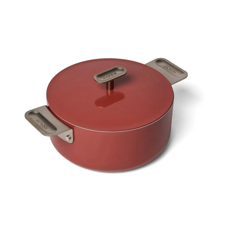 Moneta Casseruola con Coperchio Red Vibe 151 PFAS PTFE PFOA NICHEL FREE 24 cm