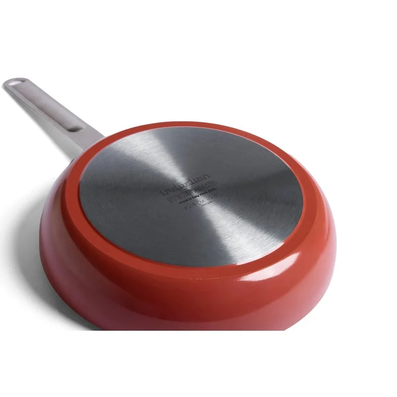 Moneta Padella in Finegres PFAS PTFE PFOA NICHEL FREE 151 Red Vibe 24 cm