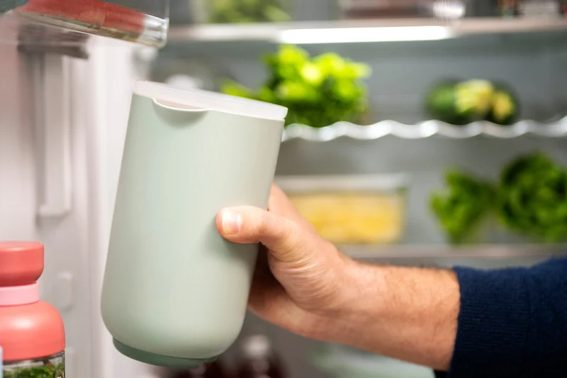 Rührbecher 1l mit Deckel nordi Chef it