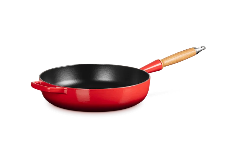 Le Creuset Signature Stielkasserolle „Kirschrot“, Ø 28 cm / 3,6 l