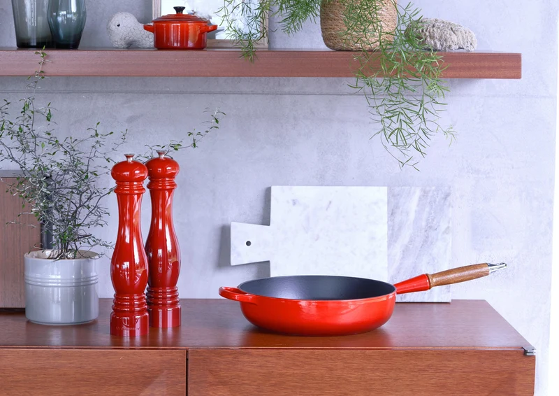 Le Creuset Signature Stielkasserolle „Kirschrot“, Ø 28 cm / 3,6 l