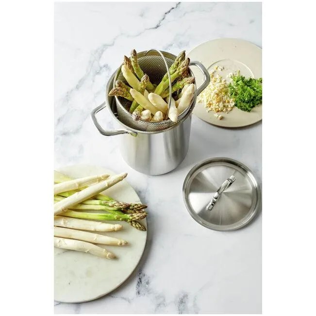 Demeyere Spargel- und Pastapfanne Ø16cm / 4,5 l