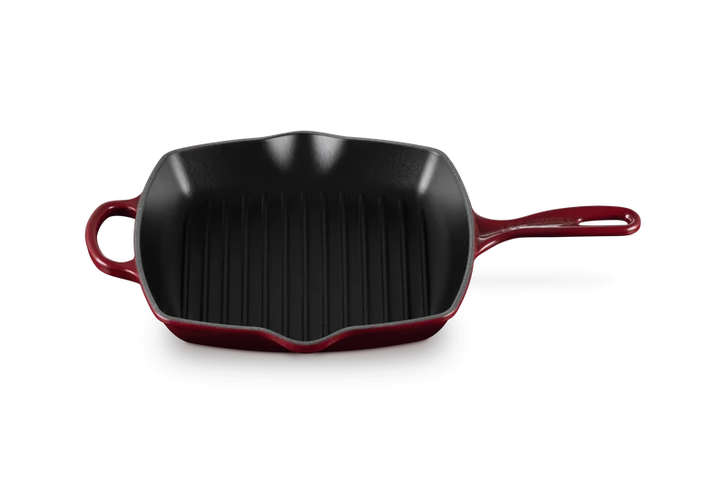 Le Creuset Grillpfanne quadratisch 26x26cm Grillit® 'Granat'
