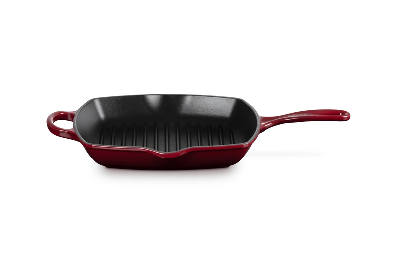 Le Creuset Grillpfanne quadratisch 26x26cm Grillit® 'Granat'