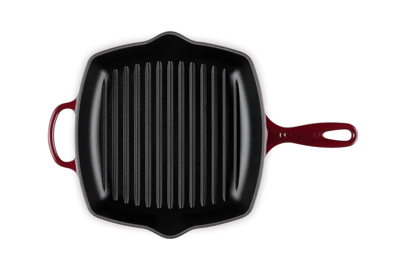 Le Creuset Grillpfanne quadratisch 26x26cm Grillit® 'Granat'