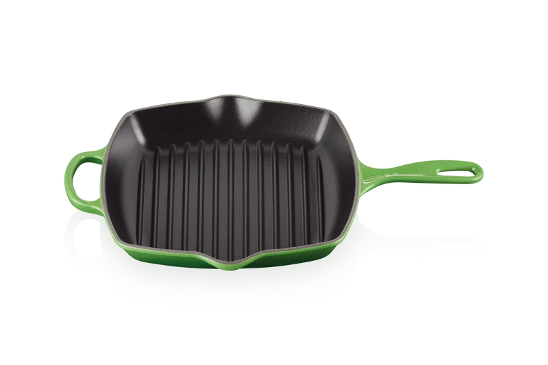 Le Creuset Grillpfanne quadratisch 26x26cm Grillit® 'Bamboo Green'