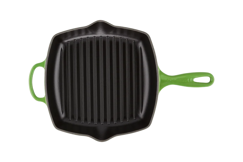 Le Creuset Grillpfanne quadratisch 26x26cm Grillit® 'Bamboo Green'
