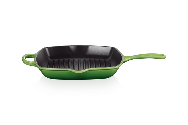 Le Creuset Grillpfanne quadratisch 26x26cm Grillit® 'Bamboo Green'