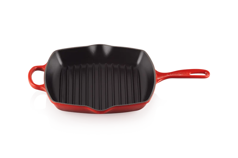 Le Creuset Grillpfanne Quadratisch 26x26cm Grillit® 'Kirschrot'