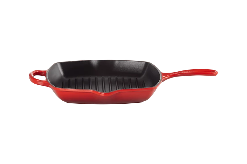 Le Creuset Grillpfanne Quadratisch 26x26cm Grillit® 'Kirschrot'