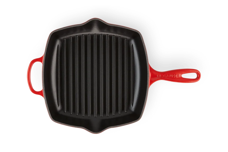 Le Creuset Grillpfanne Quadratisch 26x26cm Grillit® 'Kirschrot'