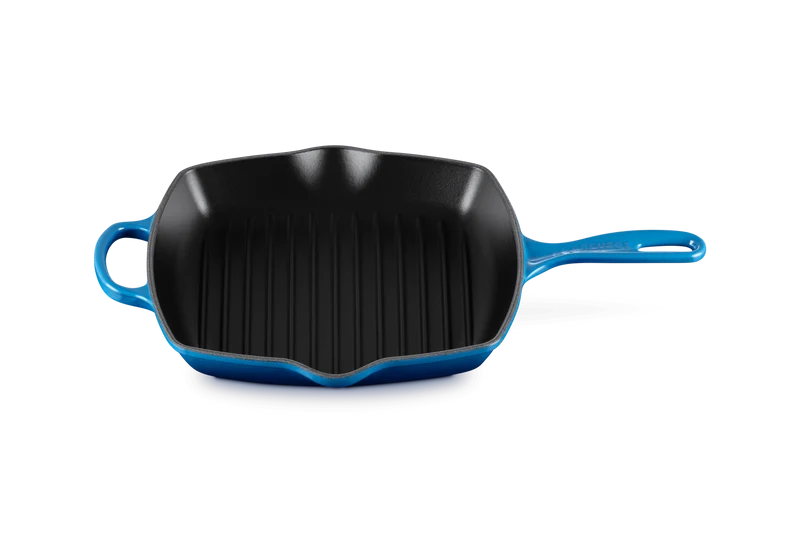 Le Creuset Grillpfanne Quadratisch 26x26cm Grillit® 'Azure'