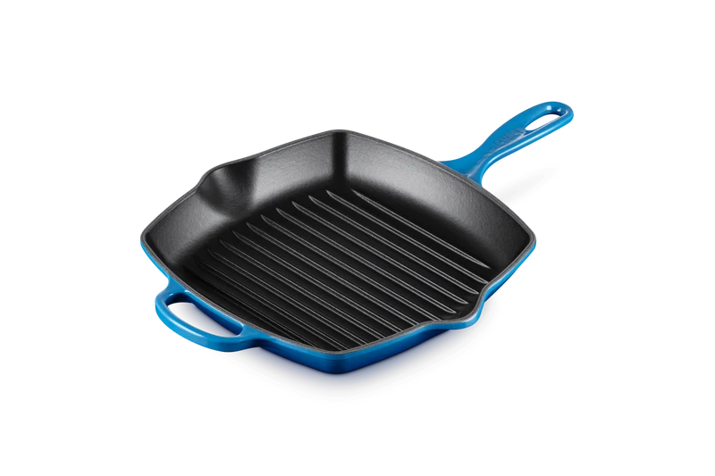Le Creuset Grillpfanne Quadratisch 26x26cm Grillit® 'Azure'