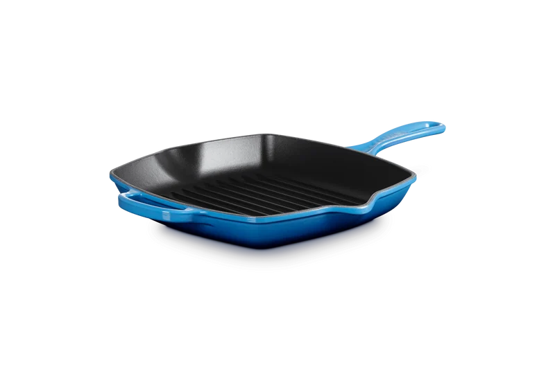 Le Creuset Grillpfanne Quadratisch 26x26cm Grillit® 'Azure'