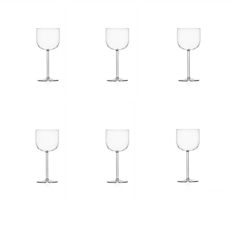 Ichendorf Milano Set 6 Calici Vio Vino Rosso in Vetro Borosilicato