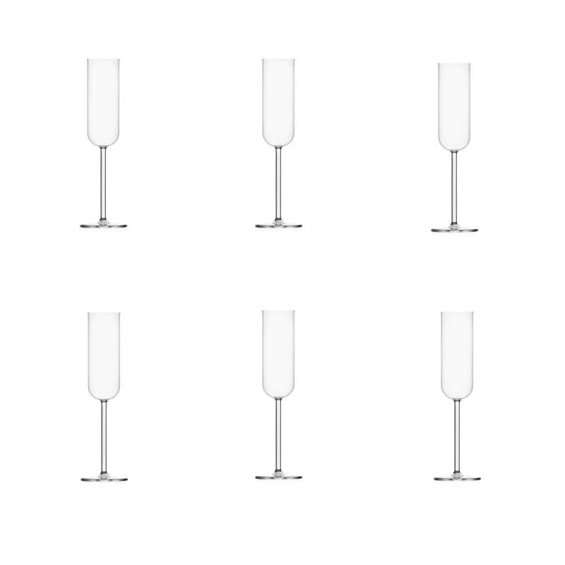 Ichendorf Milano Set 6 Flute Vio in Vetro Borosilicato