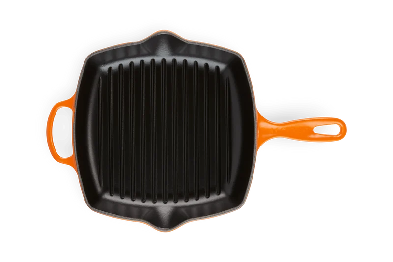 Le Creuset Quadratische Grillpfanne 26x26cm Grillit® 'Orange Red'