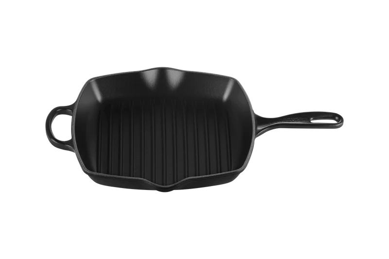 Le Creuset Grillpfanne quadratisch 26x26cm Grillit® 'Matt Black'