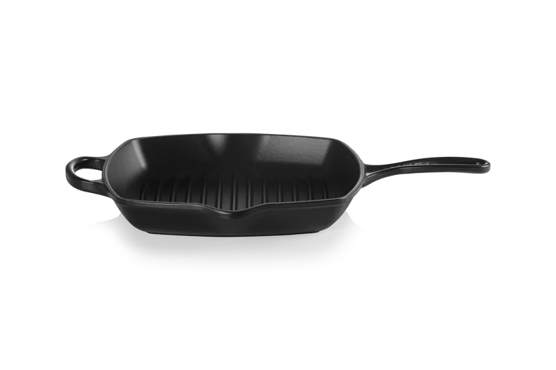 Le Creuset Grillpfanne quadratisch 26x26cm Grillit® 'Matt Black'