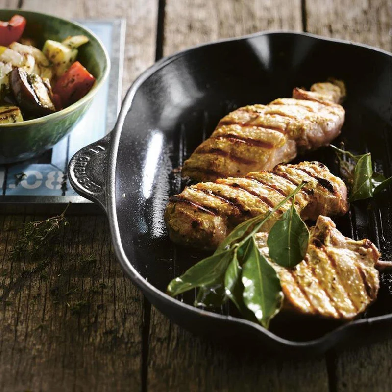 Le Creuset Grillpfanne quadratisch 26x26cm Grillit® 'Matt Black'