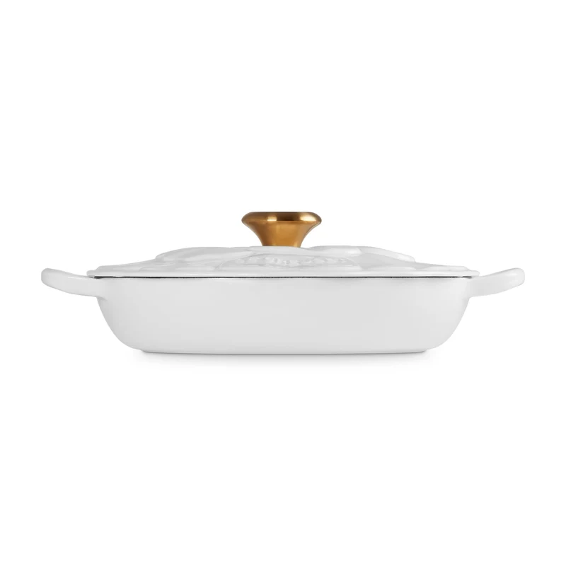 Le Creuset Campagnard Signature 'Blossom White' ø26cm / 2,2L