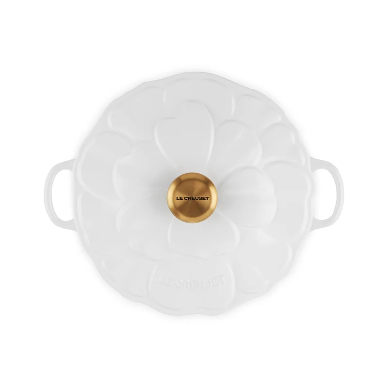 Le Creuset Campagnard Signature 'Blossom White' ø26cm / 2,2L
