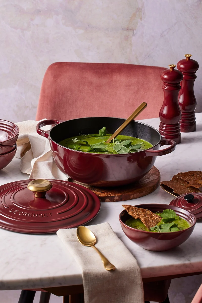 Le Creuset Spatel Medium Premium 'Granat'