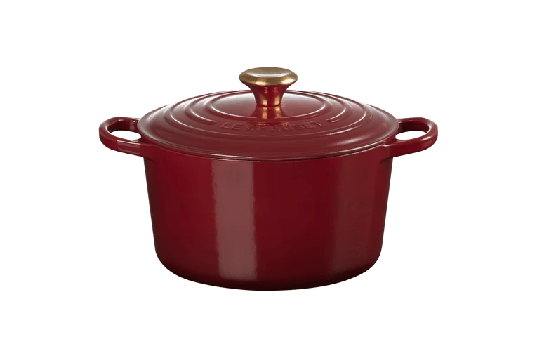 Le Creuset Hoher Schmortopf „Granat“ ø24cm / 5L