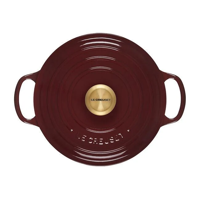 Le Creuset Hoher Schmortopf „Granat“ ø24cm / 5L