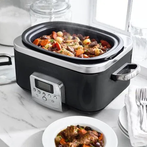 Greenpan Slowcooker Schwarz 6L