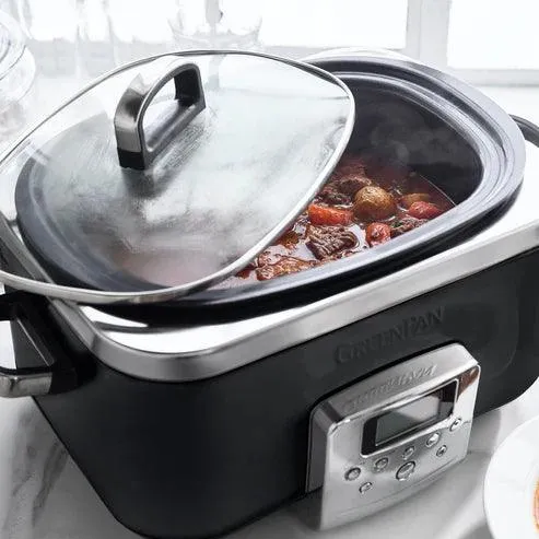 Greenpan Slowcooker Schwarz 6L