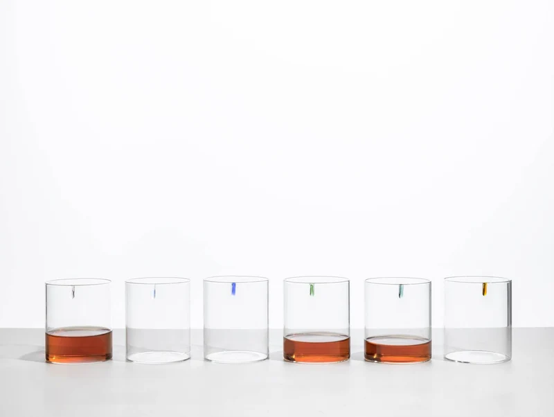 Ichendorf Milano Trace Set 6 Tumbler in Vetro Borosilicato